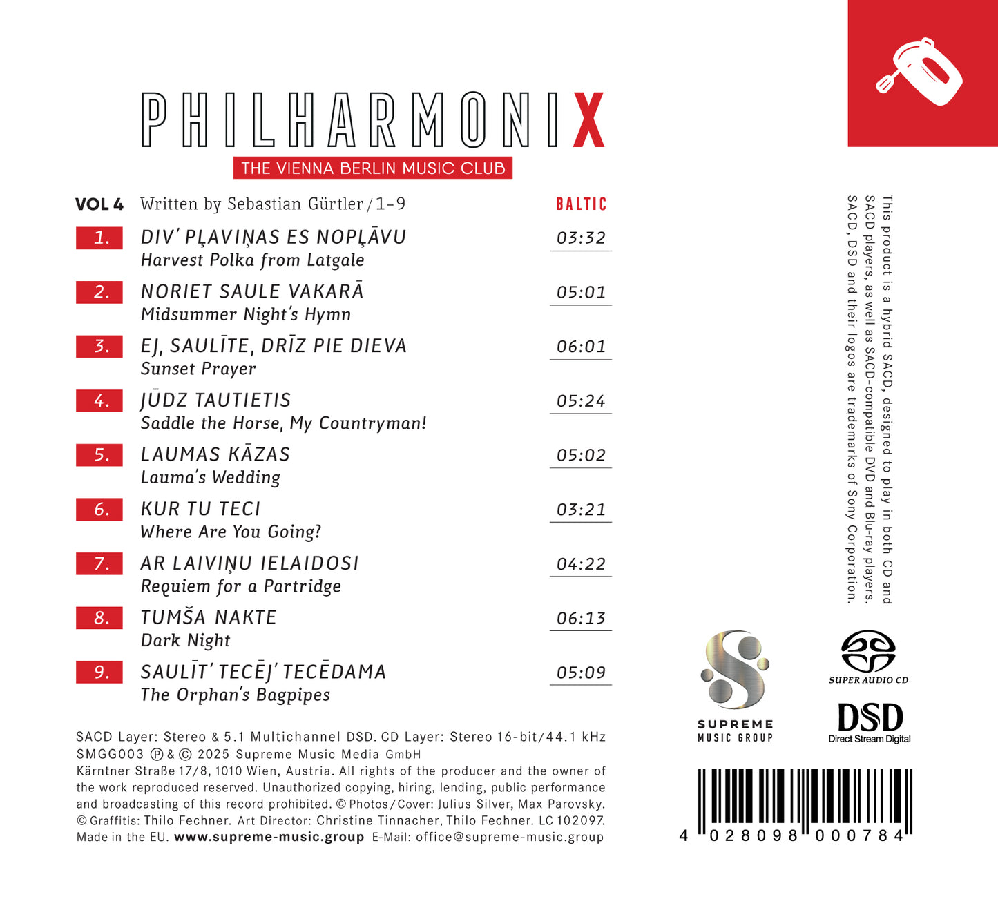 Philharmonix - The Vienna Berlin Music Club Vol.4 - Baltic
